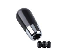 Gear Lever Head Universal Plastic Gear Shift Knob Baseball Bat Shifter Lever 59mm 89mm Replacement for Manual Transmission White-Oval(Black-Oval)