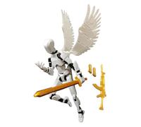 Gear Lu-cky Doll - Action Figure Set | 3d Printed Robot Figure - Doll, Third Generation, 13-Joint Articulated 3D Printed Full-Body Educational Toy, Popular Gift, Highly Articulated