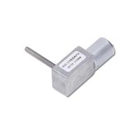 Gear Motor - 12V DC Geared Motor, Self-Locking, Reversible Rotation, Durable Aluminum Brass, Window Door Opener, M6 x 50mm Thread