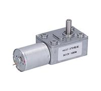 Gear Motor - Self - Locking DC Gear Motor 12V, 10RPM No - Load Speed, Reversible Rotation, Vertical Output Shaft for Window Door Openers & Mini Winch, Compact Size