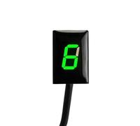 Gear Number Indicator For Ninja 1000 2011-2016 For VN900 2011-2015 For W800 2011-2017 For Z300 2015-2016 Motorcycle Gear Display Meter Upgrade Accessories(Green)
