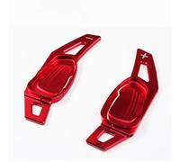 Gear Paddle Extension Compatible With S3 S8 SQ5 RS5 RS7 Car Steering Wheel Shift Paddle Shifter Extension Sticker Modeling Accessories(Red)