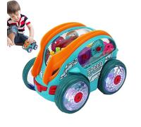 Gear-Powered Race Car Toy - LED Lights Music Vehicle, Sensory Interactive Car, Playtime Thrills | Dynamic Fun Toy For Children Boys Girls Birthday Christmas New Year Entertainment Play Gift