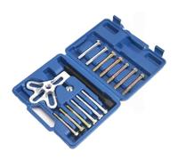 Gear Puller Set 16piece Harmonic Balancer Steering Wheel Puller Removal Automotive Tools Heavy Duty Crankshaft Gear Kit Hydraulic Hub Puller