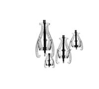 Gear Puller Set 3" 4" 6" 8" Puller Kit 3 Jaw Gear Bearing Flywheel Pulley Removal Tool 2 or 3 Reversible Jaws Wheel Puller