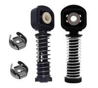 Gear Selector Shift Shifter Cable End Catch Pair 1J0711761B 1J0711761C Fit for VW Polo Jetta Golf for Audi A1 A3 TT B6 B7 Manual Gearbox Shift Linkage Repair Kit Bowden Cable Fix Adjuster