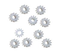 gear shaft 10pcs 1012DF Plastic Gear 0.5M 12T Spur Gear N20 DC Gear Motor Shaft Gear 3mm D Hole 0.5 Module 12 Teeth Cylindrical Gear motor pinion