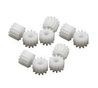 gear shaft 10pcs 3mm D Hole Plastic Spur Gear 0.5M 12T Cylindrical Gear 0.5 Module 12 Teeth 1012DF Pinion DIY Model N20 Motor Gear motor pinion
