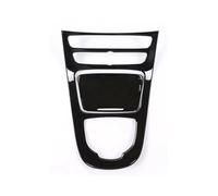 Gear Shift Box Panel For Benz E For Class W213 2016 2017 2018 ABS Car-styling Interior Center Console Gear Shift Panel Cover Frame Sticker Trim Auto Interior Gear Panel(Bright Black)