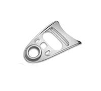 VOALVT Gear Shift Box Panel for Smart 453 for Fortwo for Forfour 2015-2020 Car Central Control Panel Cover Gear Shift Box Trim Sticker Styling Accessories Auto Interior Gear Panel(Silver)