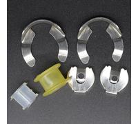 Gear Shift Cable Bushing Compatible With VW For Golf 1993-2013 For Touran 1T 2003-2015 For Tiguan 5N 2008-2018 Manual Transmission Gearshift Cable Bushing Lock Washer End Rod(D)