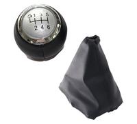 Gear Shift Collars For Toyota For AURIS 2007-2011 5/6 Speed Car Shift Gear Knob Lever Gaitor Boot Cover Gear Shift Knob Sleeve(6 Speed Silve)