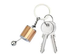 Gear Shift Fidget Toy - Design Keychain Car, Gearbox Shifter Keychain | Creative Auto Part Model Gear Box Keychain, Car Lovers Key Chain Set, Leather Car Keychain, Leather Key Chain Holder for Men