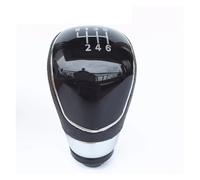 Gear Shift Knob 5 Or 6 Speed Manual Car Gear Shift Knob for Focus 2 for MK2 for FL for MK3 for MK4 for Fiesta for MK7 for KUGA for Galaxy for CMax for BMax Gear Stick Cover Head(6-Speed Black)