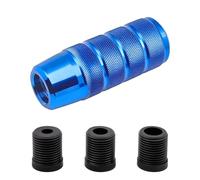 Gear Shift Knob 9.5cm, Alloy Gear Stick Shifter with M8 M10 M12 Adapters