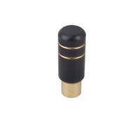 Gear Shift Knob 90MM 130MM 180MM Universal Gear Shift Knob Manual Transmission Aluminum Shifter Lever Knob Neo Chrome Bluing and Gilding Gear Stick Cover Head(90mm Black Gold)