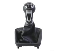 Gear Shift Knob Assembly Made Of Plastic And Artificial Leather For Seat For Ibiza Iv 6j From 2009 To 2015 With Sl lack Design(6speed)