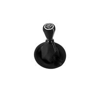 Gear Shift Knob Car Leather Gear Shift Knob Auto Lever Stick Boot Case Cover for Peugeot White Line Red Suture Gear Stick Cover Head(White line)