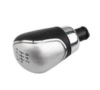 Gear Shift Knob Compatible with Ford for Kuga for Escape 2013 2014 2015 2016 2017 2018 2019 Gear Shift Knob Gear Manual 6 for Speed Handball(Silver)