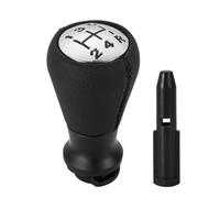Gear Shift Knob Compatible with Peugeot for 106 107 206 207 306 307 308 3008 406 5008 605 807 Car Lever Gear Shift Knob Lever Shifter Stick Knobs(Black with Adapter)