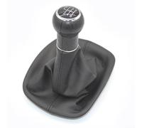 Gear Shift Knob Cover for Passat B5 - Precision Fit Shifter Lever Jacket & Gearstick Head Protector - Long-Lasting Black Replacement Trim for 5/6 Speed Manual Transmission Interior Upgrade(6-speed)