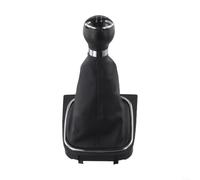 Gear Shift Knob Dust Cover for Golf 5 6 for jetta MK5 MK6, ABS Plastic Gear Lever Boot Protector, 5/6 Speed Manual Transmission, Black(Fifth gear)