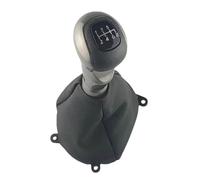 Gear Shift Knob for Civic for 4D for DX for EX for LX Model 2006 2007 2008 2009 2010 2011 2012 Car 5 6 Speed Gear Shift Knob Boot Cover Handbrake Gear Stick Cover Head(6 Speed and Boot)