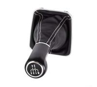 Gear Shift Knob For Opel For Zafira B 2005 2010, Supports 5 And 6 Speed, Built To Last With PU Leather And ABS(5speed)