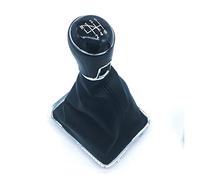 Gear Shift Knob Lever Shifter Stick Gaiter Boot Cover Collar for VW for P&assat B7 2011 2012 2013 2014 2015 Car Styling (Color : Gear Knob 6 Speed)(Combo 6 Speed)