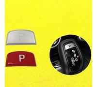 Gear Shift Knob Parking Button Cover for Range for Rover Sport 2014-2022, for Evoque 2020-2021, Discovery Sport 2020-2021 and for Jaguar F-Type 2013-2020 - Red(Red)