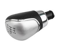 Gear Shift Knob Shifter for Kuga Escape 2013 2014 2015 2016 2017 2018 2019 MT 6 Speed Gear Shift Knob Gear Manual Handball Accessories(Silver)