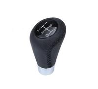 Gear Shift Knob Universal 5/6 Speed For M8 M10 M12 Manual Leather Red Stitch Gear Shift Knob Car Gear Stick Shift Knob Lever Manual Transmission Gear Shifter Stick(5 speed black)