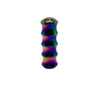 Gear Shift Knob Universal Car Aluminum Manual Gear Shift Knob Stick Manual Transmission Gearstick Lever Shifter Knob Gear Stick Cover Head(Neo Chrome)