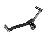Gear Shift Lever, Aluminium Alloy Dual-Shift Transmission Control, Motorcycle Gear Position Pedal Arm, Modified Performance Part(Black)