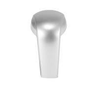 Gear Shift Lever Car Carbon Fiber Look Gear Head Shift Knob Trim Handle Cover Accessories for Mazda 2 6 3 CX3 CX5 KF CX8 CX9(Silver)