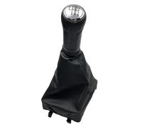 Gear Shift Lever Knob For Vw For Polo 9N 9N2 9N3 2001 2002 2003 2004 2005 2006 2007 2008 2009 Car Gear Shift Knob Lever(6 Speed Silver Black)