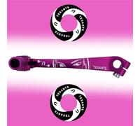 Gear Shift Lever with Grips Circle Decor Replacement for 50cc 70cc 90cc 110cc 125cc SSR110 SSR125 TaoTao110 DB10 DB14 ATA SDG107 TTR50 Pit Dirt Bike (Purple)