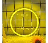 Gear Shift Neon Sign, Car Gearbox Led Signs for Wall Decor, Dimmable Neon Light Sign for Bedroom, Game Room, Kids Room, Bar Decoration, USB Powered Light Up Neon Signs Gift for Boys