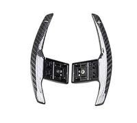 Gear Shift Paddle Compatible With BMW For I3 I01 2014 2015 2016 2017 2018 2019 2020 2021 Glossy Black Carbon Fiber Car Steering Wheel Paddle Shift