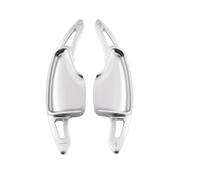 Gear Shift Paddles Compatible With Chevrolet For Corvette C7 R Z06 ZR1 Convertible 2018 For Grand Sport Shift Paddles Car Steering Wheel Shifter Extension(Silver)