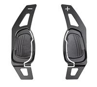 Gear Shift Paddles Compatible With SQ5 2014-2016 For RS3 2015-2016 For RS6 2015-2018 For RS7 2016 Car Steering Wheel Paddle Extension Shifter 2pcs(Black)