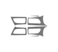 Gear Shift Panel Trim Car Sticker 4PCS for Lexus LX 2008-2015 Automotive Door Inner Pull Handle Panel Ring Bowl Frame Decoration Interior Stickers Car Door Armrest Decorative Sticker