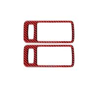 Gear Shift Panel Trim Car Sticker Auto Inner Door Pull Handle Outer Frame Bowl Lock Buttons Panel Decoration Sticker For Mustang 2005-2009 Parts Car Door Armrest Decorative Sticker(Red)