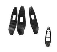 Gear Shift Panel Trim Car Sticker Car Carbon Fiber Door Window Switch Lift Button Switch Panel Cover Trim Decor for Mazda CX5 CX-5 2015 2016 Accessories Car Centre Console Panel Trim