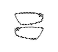 Gear Shift Panel Trim Car Sticker Car Door Inner Pull Handle Ring Bowl Trim Frame Decoration Sticker For BMW 1 Series E87 2008-2013 Interior Parts Car Door Armrest Decorative Sticker