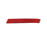 Gear Shift Panel Trim Car Sticker Car Interior For Nissan 350Z 2006-2009 Soft Carbon Fiber Co-Pilot Inside Door Pull Handle Decoration Sticker Car Door Armrest Decorative Sticker(Red)