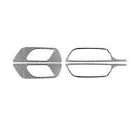 Gear Shift Panel Trim Car Sticker Carbon Fiber Car Door Inner Pull Handle Panel Trim Frame Interior Decoration Sticker For Mercedes For Benz B Class GLB 2020-2023 Car Door Armrest Decorative Sticker