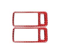 Gear Shift Panel Trim Car Sticker For Mustang 2009-2013 Car Inner Door Pull Handle Outer Panel Lock Buttons Frame Decoration Sticker Car Door Armrest Decorative Sticker(Red)