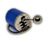 Gear shifter car keychain functional gear box that shifts, multiple colour car keyring gear shift keyring gear box shaped keyring fidget toys keyrings for men great for fast and furious fans (Blue)