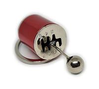 Gear shifter car keychain functional gear box that shifts, multiple colour car keyring gear shift keyring gear box shaped keyring fidget toys keyrings for men great for fast and furious fans (Red)